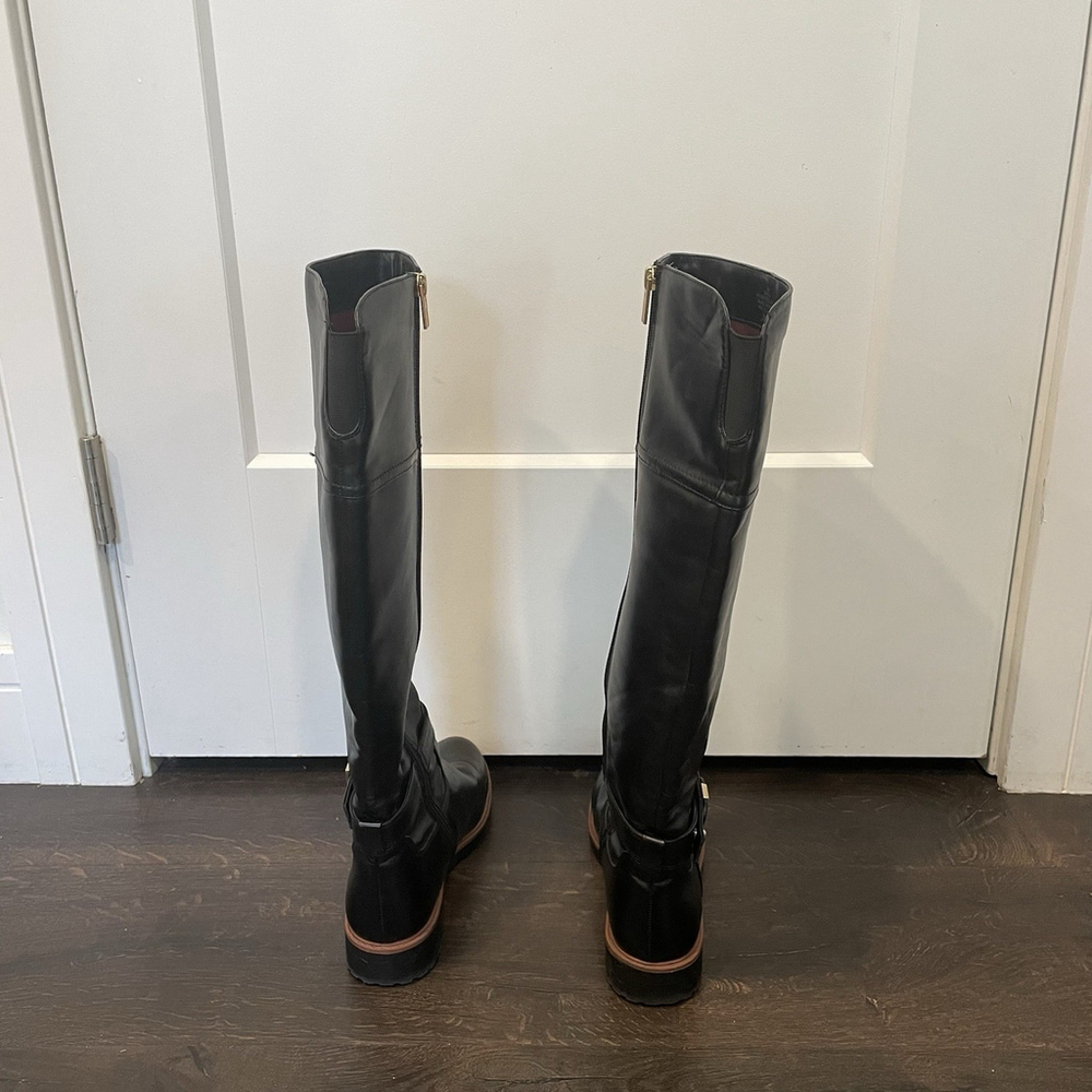 Tommy Hilfiger Felvia Lug Bottom Riding Boots Size 8 Women’s - Picture 4 of 16